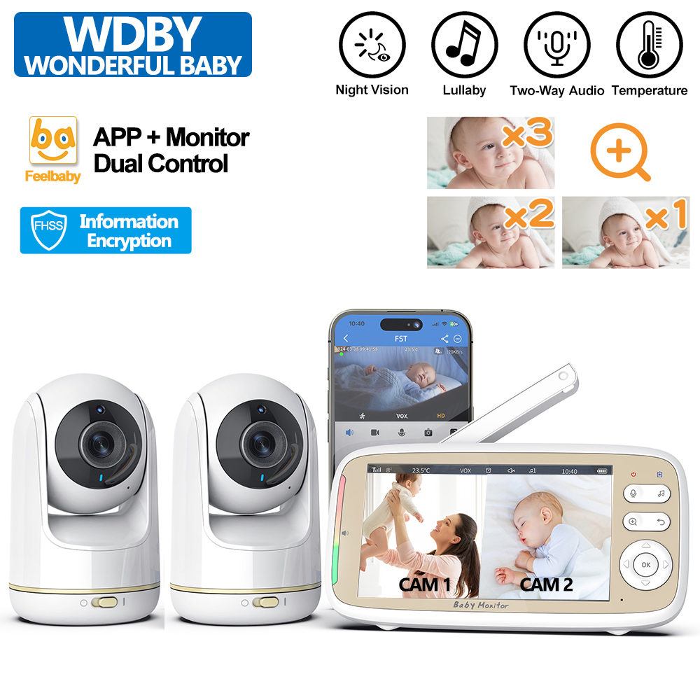 Home Cinema Wireless - Elektroniczna niania dla dziecka VB803 PRO,