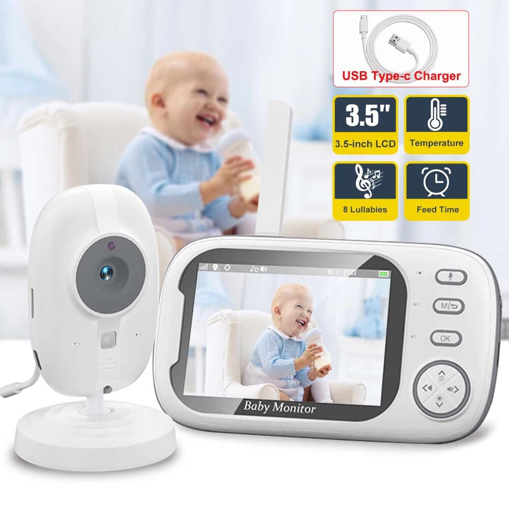 Home Cinema Wireless - 3,5'' niania wideo 2.4G matka dziecko